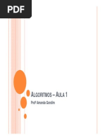 Aula 01 -Algoritmos