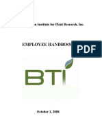 Employee - Handbook For HR Manual Refernce PDF