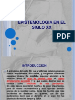 Epistemologia en El Siglo XX