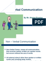 Non Verbal Communication: by Mr. Akshat Prashar