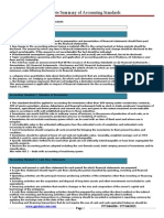 Complete Summary of Accounting Standards