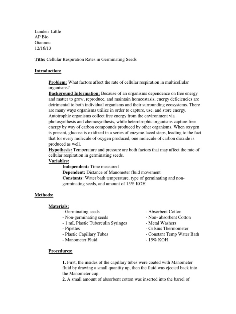 Cellular respiration experiment with yeast and methylene blue picture