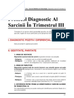 Cap.02 - Protocol Diagnostic Al Sarcinii in Trimestrul III