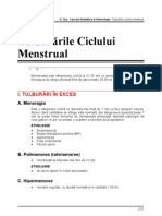 Cap.10 - Tulburarile Ciclului Menstrual