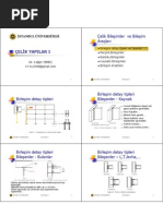 Çelik Yapılar I - Ders 7 - Birleşim Elemanları 1