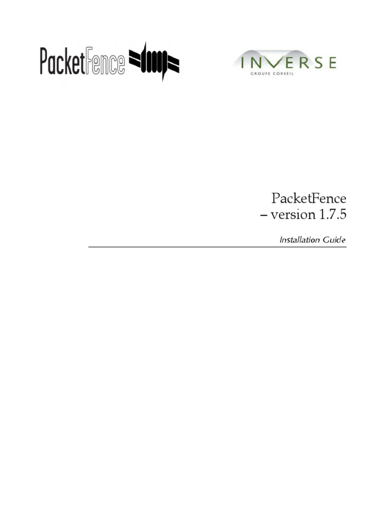 PacketFence Installation Guide | PDF | Areas Of Computer Science ...