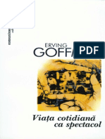 111830055 Goffman E Viata Cotidiana CA Spectacol PDF