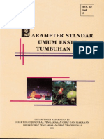 Parameter Standar Umum Ekstrak Tumbuhan Obat