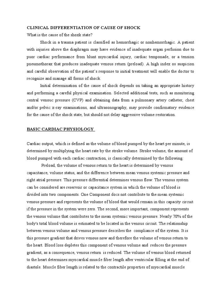 Hemorrhagic Shock Fix Pdf Shock Circulatory Bleeding