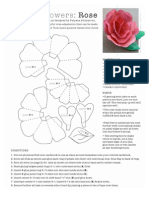 Folding Rose Pattern