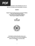 Download MENCARI RUMUSAN TRANSFORMASI LAPLACEMELALUI GENERALISASI DARI DERET PANGKAT by anon_923700547 SN218059553 doc pdf