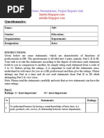 Download Questionnaire by kamdica SN21806033 doc pdf
