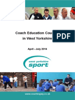 West Yorkshire: Upcoming Courses Brochure 