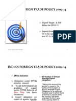 India's Foreign Trade Policy 2009-14