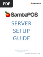 Download SambaPOS Server Setup Guide DRAFT v22 by Mercy Hendra SN218063471 doc pdf