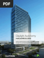 Daylight Autonomy Made Possible by Lutron