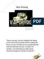 War - Driving: by Antriksh D Shah Yoda@null - Co.in