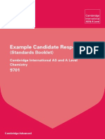 9701 Chemistry Example Candidate Responses 2012