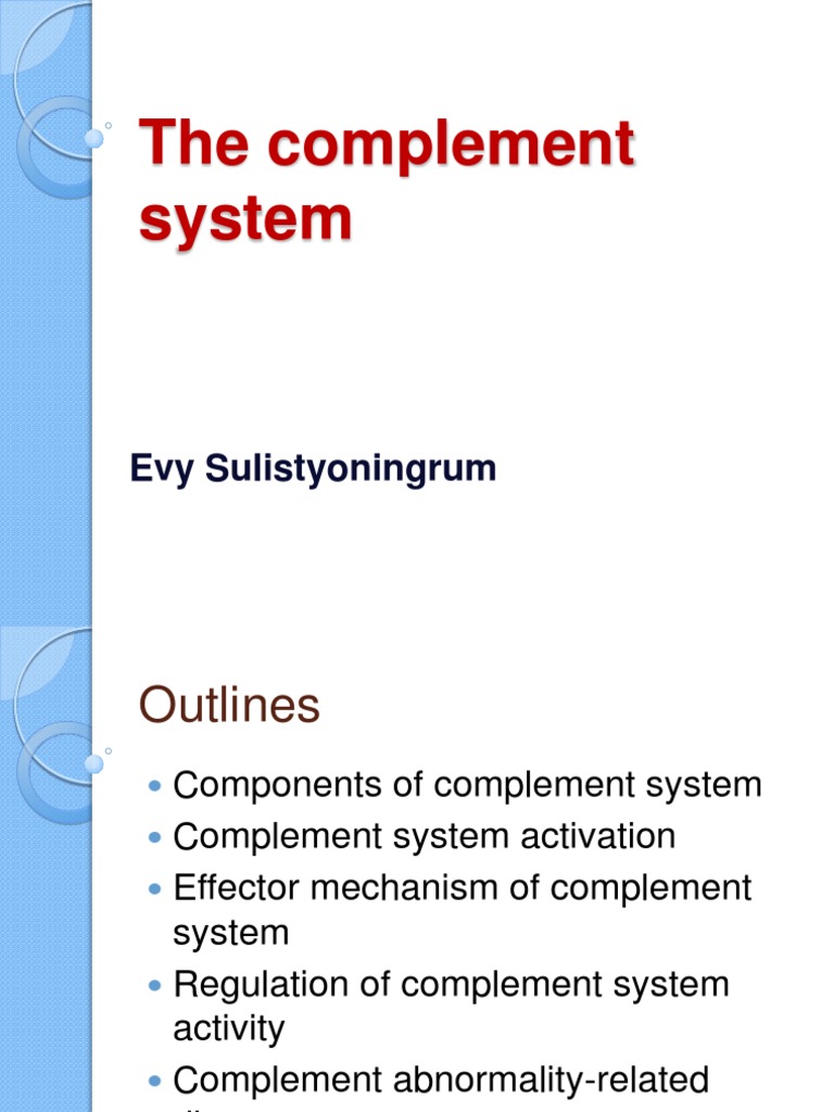 Understanding the Complement System | PDF | Complement System | Immune ...