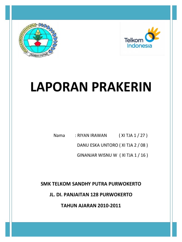 Contoh Laporan Pkl Smk Di Telkom Kumpulan Contoh Laporan