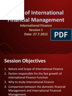 Basics of International Financial Management (IFM