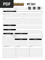 Pathfinder - NPCSheet - Fillable