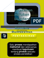 Konsep Standard Prestasi