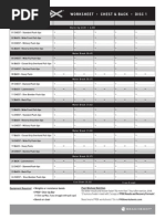 Worksheet Chest & Back Disc 1: Date / Week