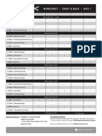 Worksheet Chest & Back Disc 1: Date / Week