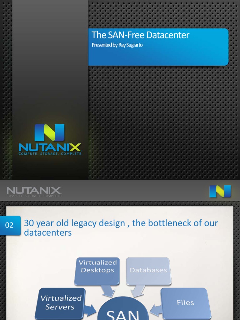 Nutanix New Technology Storage | PDF | Scalability | Data Center