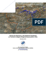 Informe de Glaciares y Del Ambiente Periglacial en Territorio Indígena Diaguita Huascoaltino