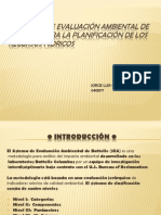 El Sistema de Evaluación Ambiental de Battelle