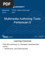 8 - Multimedia Authoring Tools