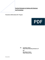 Practical Strategies For Dealing With Employee Claims in Restructuring Proceedings - by Allan Nackan & Lily Harmer - Jan 27 2011