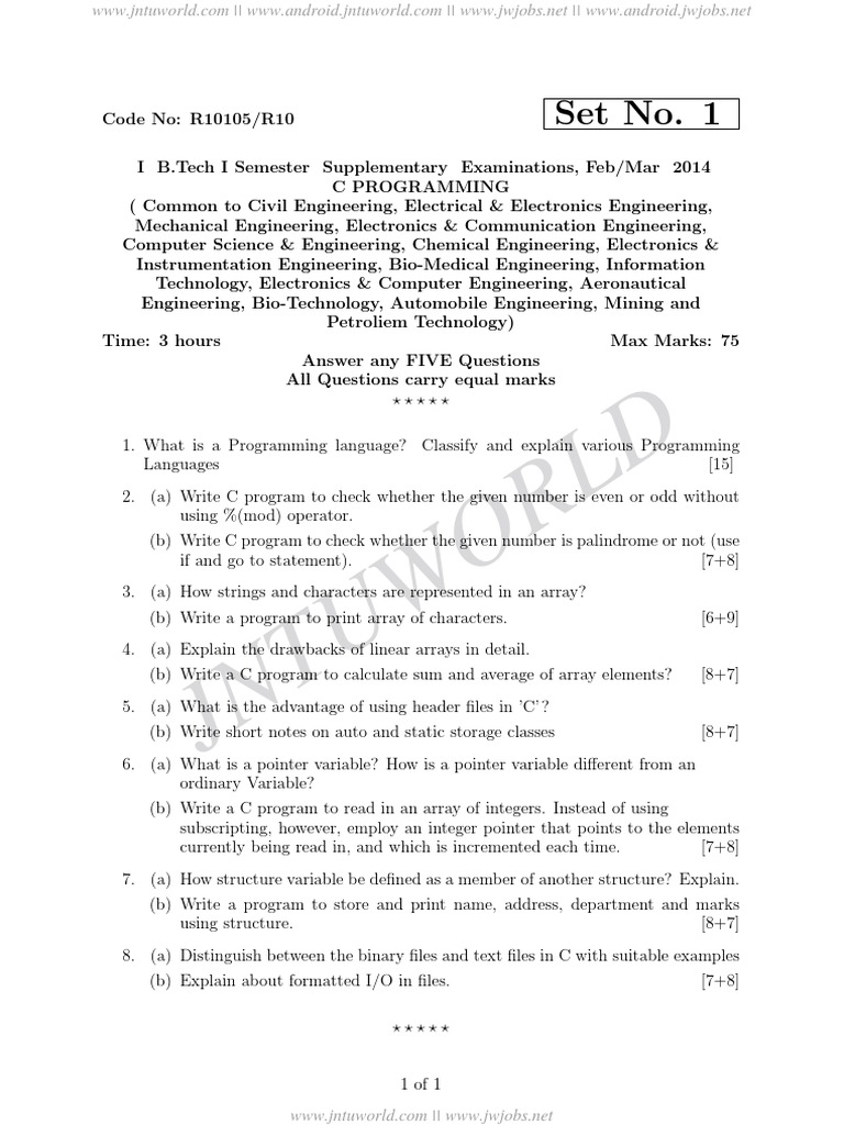 C Programming | PDF | C (Programming Language) | Pointer (Computer ...