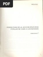 Historia y perspectivas de la Educación Popular en América Latina. 