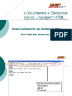 Elementos Básicos da Linguagem HTML