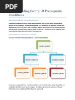 Control M Prerequisite Conditions