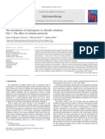 The Dissolution of Chalcopyrite in Chloride Solutions Part 1