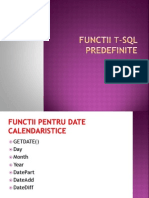 Functii t SQL