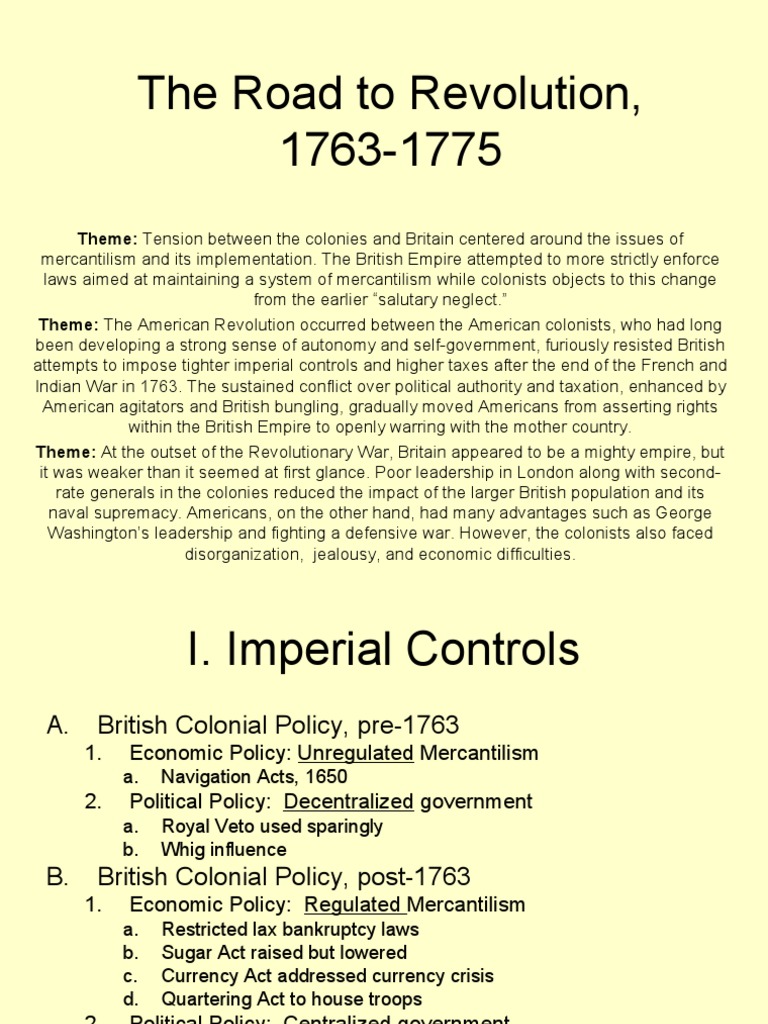 7 The Road To Revolution | PDF