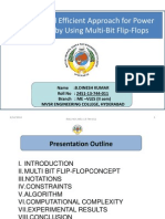 Power Reduction Using Multiple Bit Flipflops