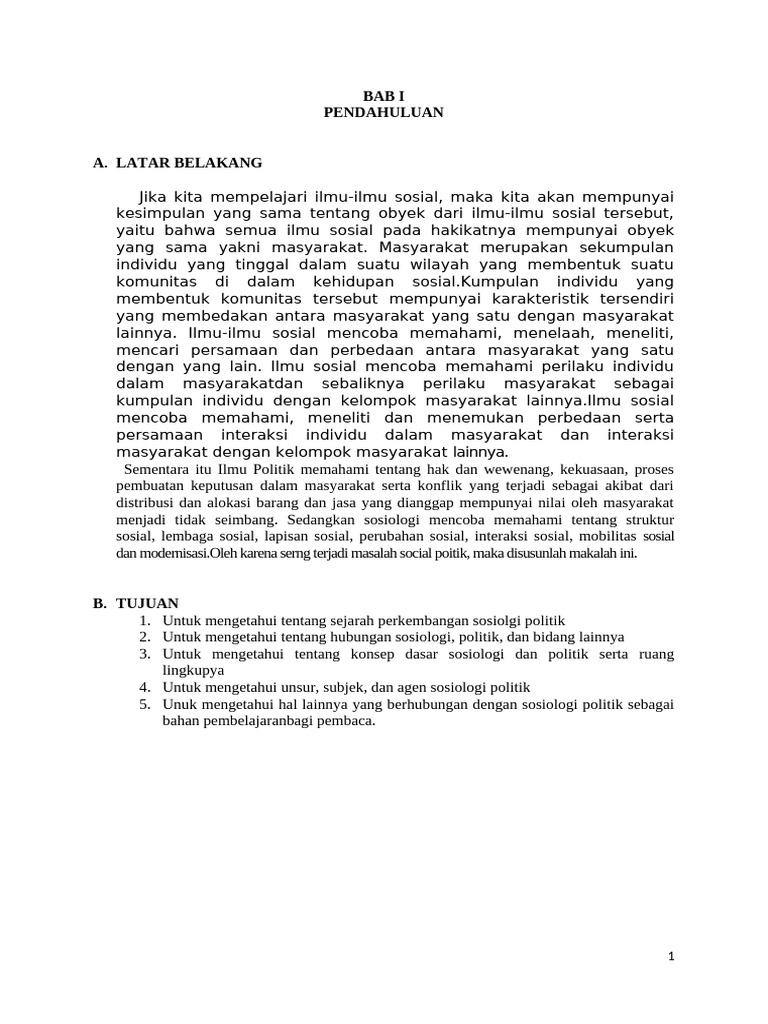 Makalah Konsep Sosialisasi Politik