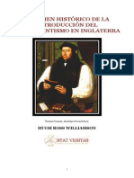 Protestantismo en Inglaterra (Hugh Ross Williamson)