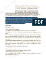Download Analisis SWOT PTAQUAdocx by Illyas Janu SN218151568 doc pdf