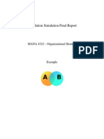 Foundation Summary Report Example One