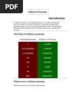 Reflexive Pronouns