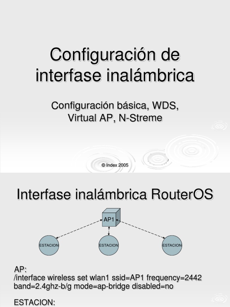 04-Wireless Interface v0.2 Español | PDF | Ieee 802.11 | Punto de ...