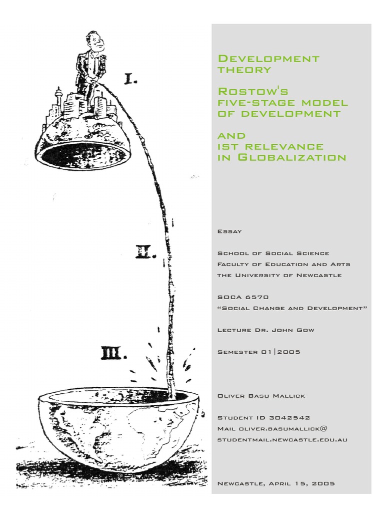 Rostow's Five-Stage Development Model | PDF | Modernization Theory ...