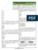 Operações Com Frações